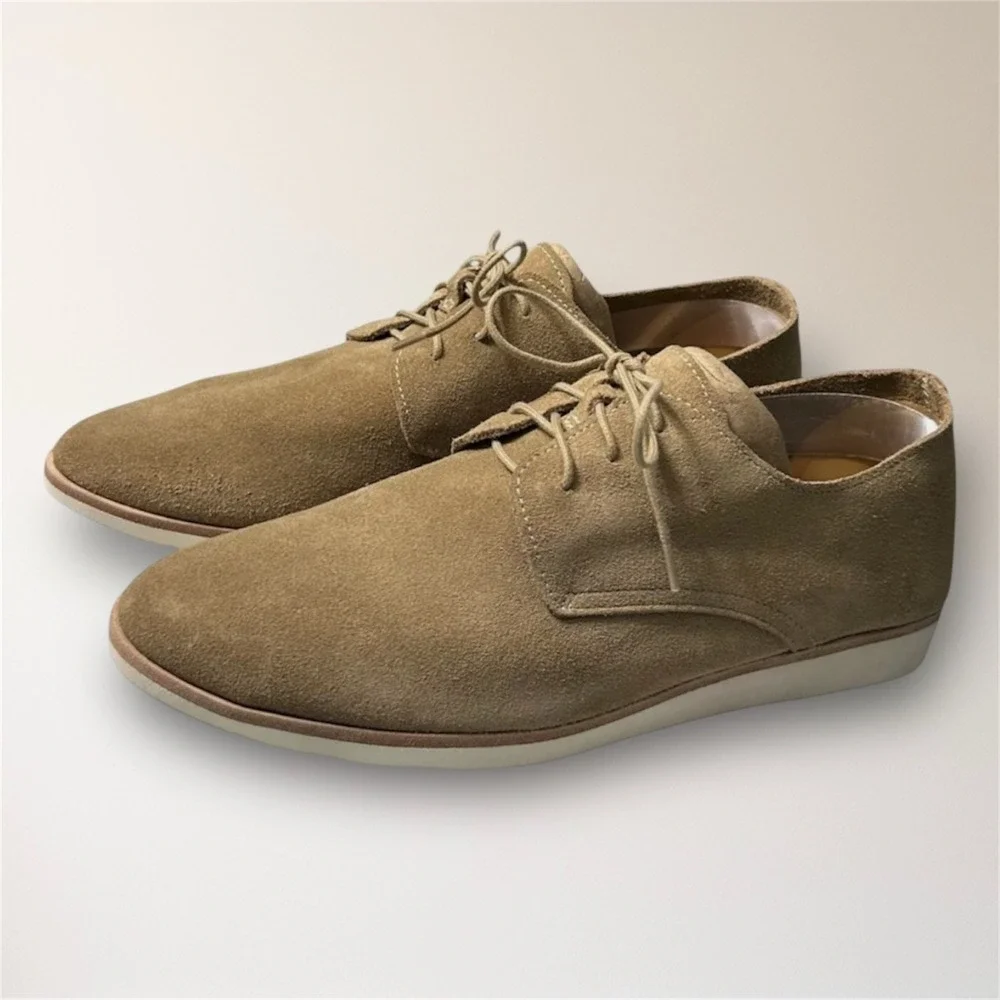 Nisolo‎ Men's 8 Stone Sedona Suede Travel Derby Oxford Leather Shoes New in Box